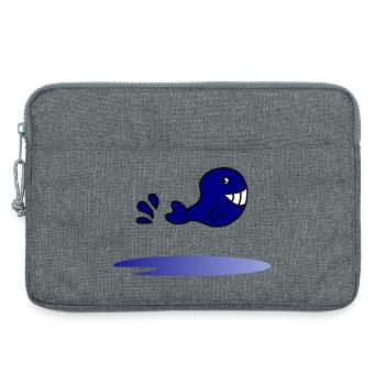 VACANCES. BONNES VACANCES. MAÎTRESSE. MAÎTRE. PROF - Sacoche pour ordinateur portable 13 pouces - gris chiné - Devant