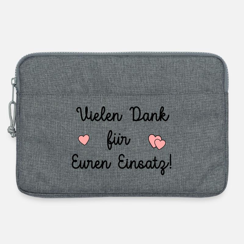 Vielen Dank Gruppe Team - Laptoptasche 13" - Grau meliert