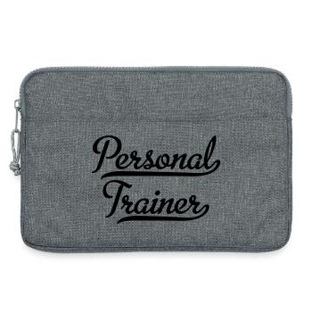 Entraîneur personnel - Sacoche pour ordinateur portable 13 pouces - gris chiné - Devant
