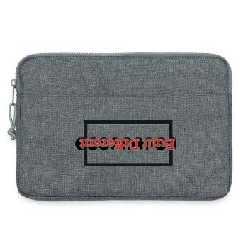 Built Different - Upside Down - Laptop bag 13" - heather grey - Front