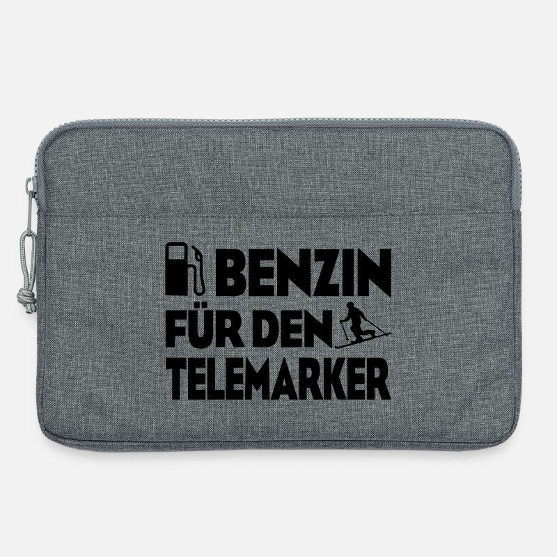Benzin Telemarker - Laptoptasche 13" - Grau meliert