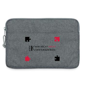 communication watzlawick - Laptoptasche 13" - Grau meliert - Vorne