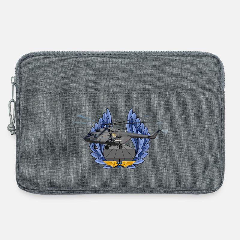 Mi-8 - Laptoptasche 13" - Grau meliert