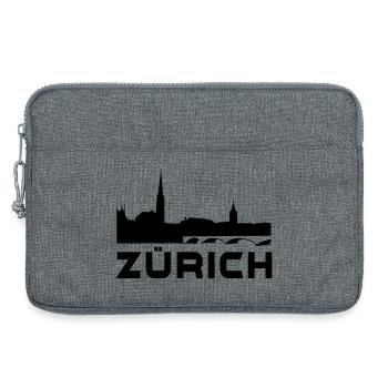 Zürich - Laptoptasche 13" - Grau meliert - Vorne