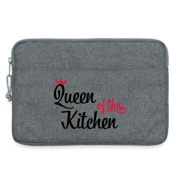 Lustige Weihnachtsgeschenke für Frauen die kochen - Laptoptasche 13" - Grau meliert - Vorne