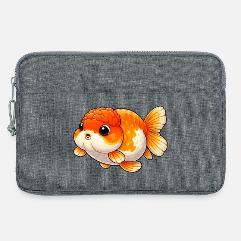 Ranchu Lover Orange / White Edition - Laptoptasche 13" - Grau meliert