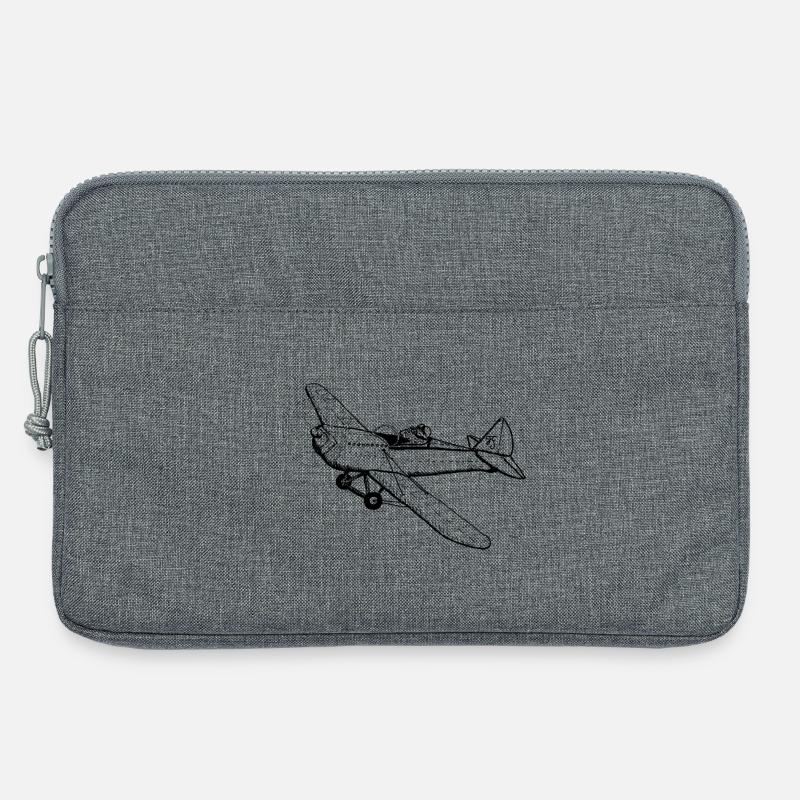 Schnurrhaarpilot - Laptoptasche 13" - Grau meliert