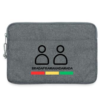 Bruder - Laptoptasche 13" - Grau meliert - Vorne
