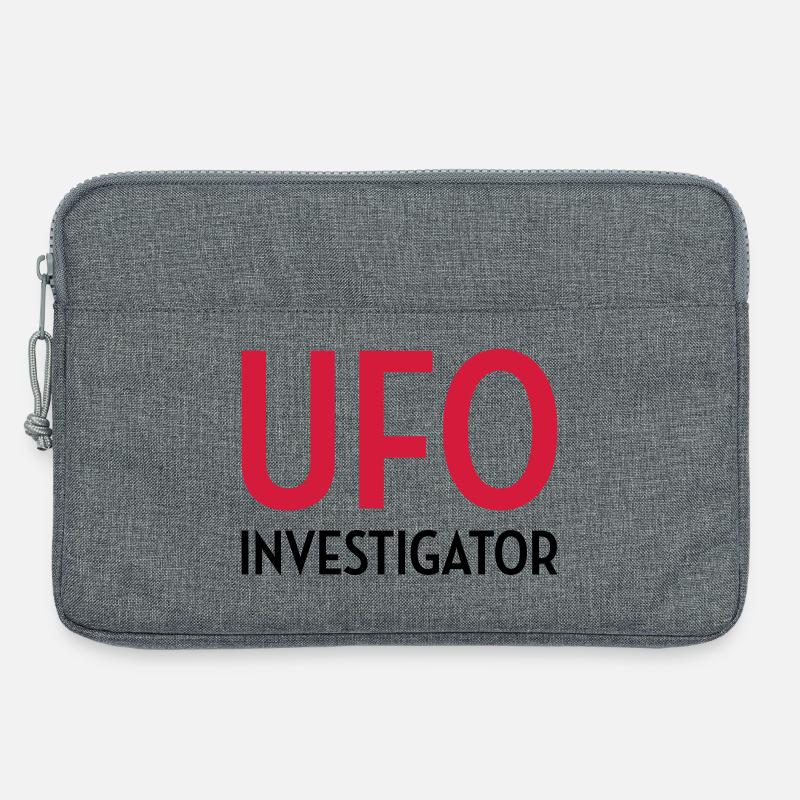 Ufo Alien Raum außerirdisches Aussenseiter - Laptoptasche 13" - Grau meliert