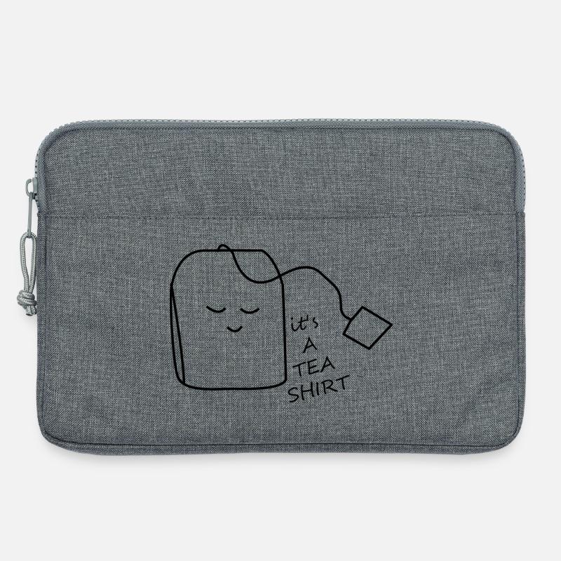 TEA Shirt - Laptoptasche 13" - Grau meliert