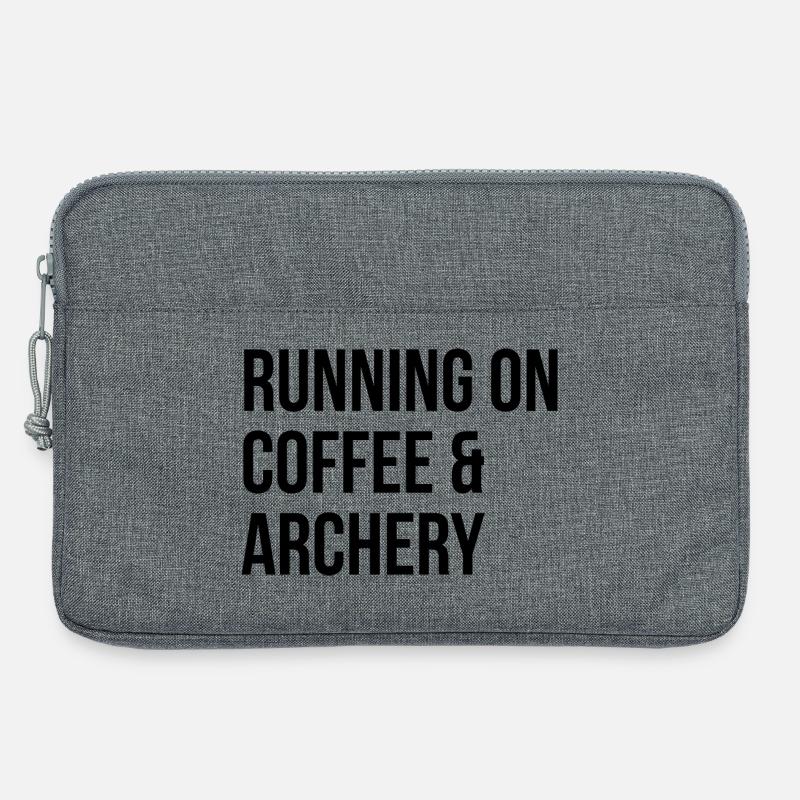 Bogenschießen - Laptoptasche 13" - Grau meliert