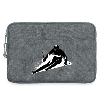 Ski - Sacoche pour ordinateur portable 13 pouces - gris chiné - Devant