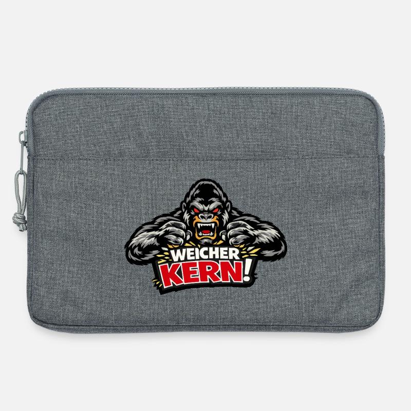 Soft Core - Evil Gorilla Spell - Laptop bag 13" - heather grey