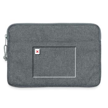 Image manquante – Fichier non trouvé Paysage - Sacoche pour ordinateur portable 13 pouces - gris chiné - Devant