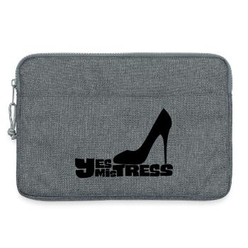 Ja, Herrin Stiletto Heel - Laptoptasche 13" - Grau meliert - Vorne