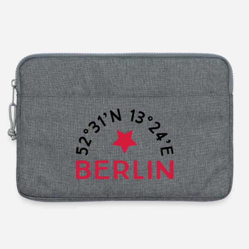 Berlin - Laptoptasche 13" - Grau meliert