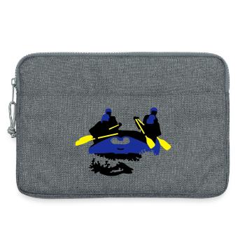 rafting - Laptop bag 13" - heather grey - Front