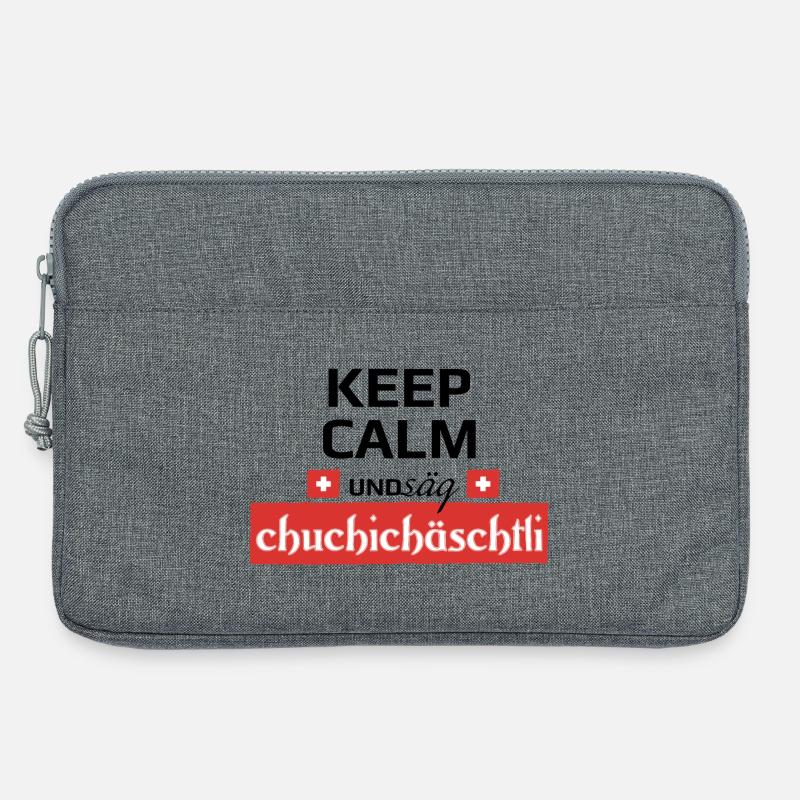 Säg Chuchichästli - Laptoptasche 13" - Grau meliert