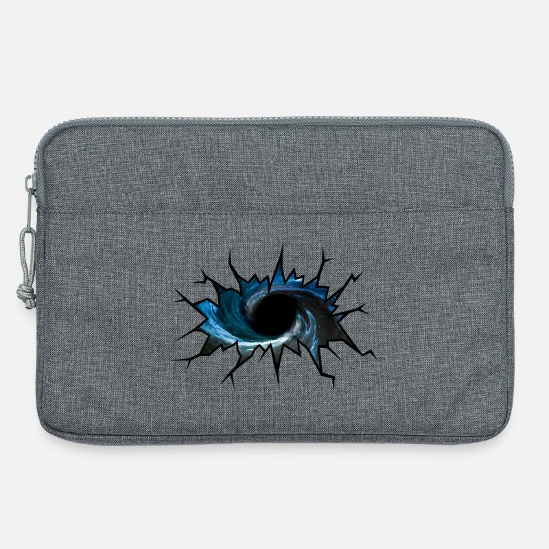 Schwarzes Loch - Laptoptasche 13" - Grau meliert