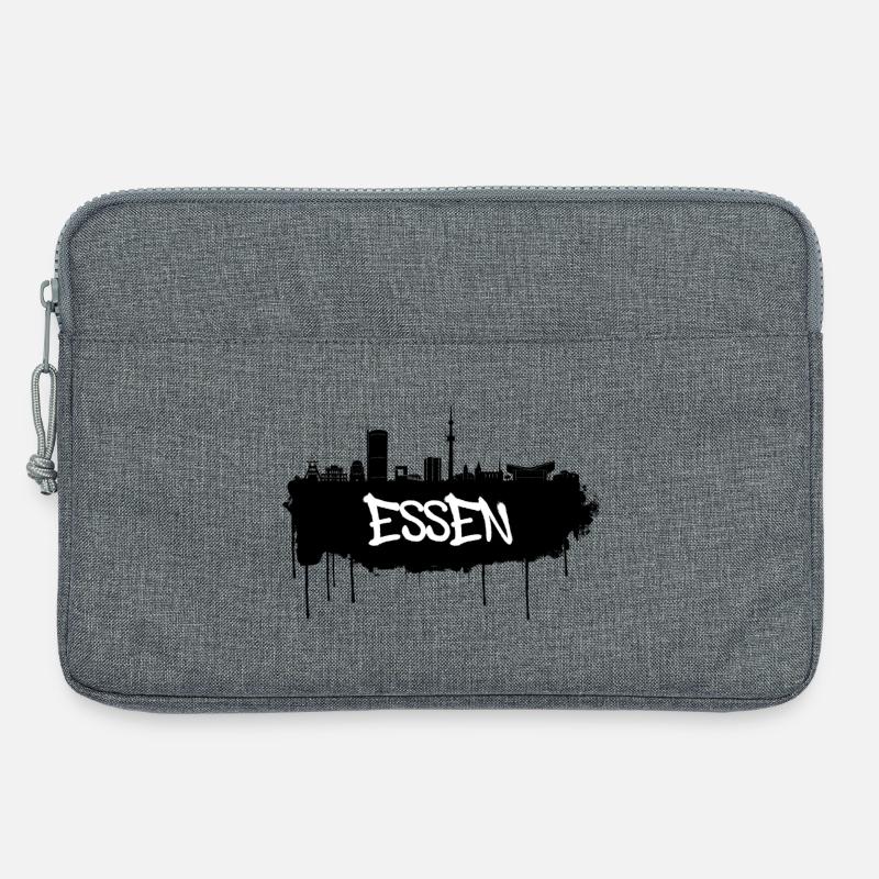 Essen Graffiti Skyline - Laptoptasche 13" - Grau meliert