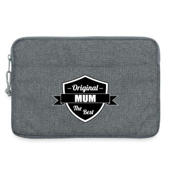 Best Mom - Mother's Day - Laptop bag 13" - heather grey - Front