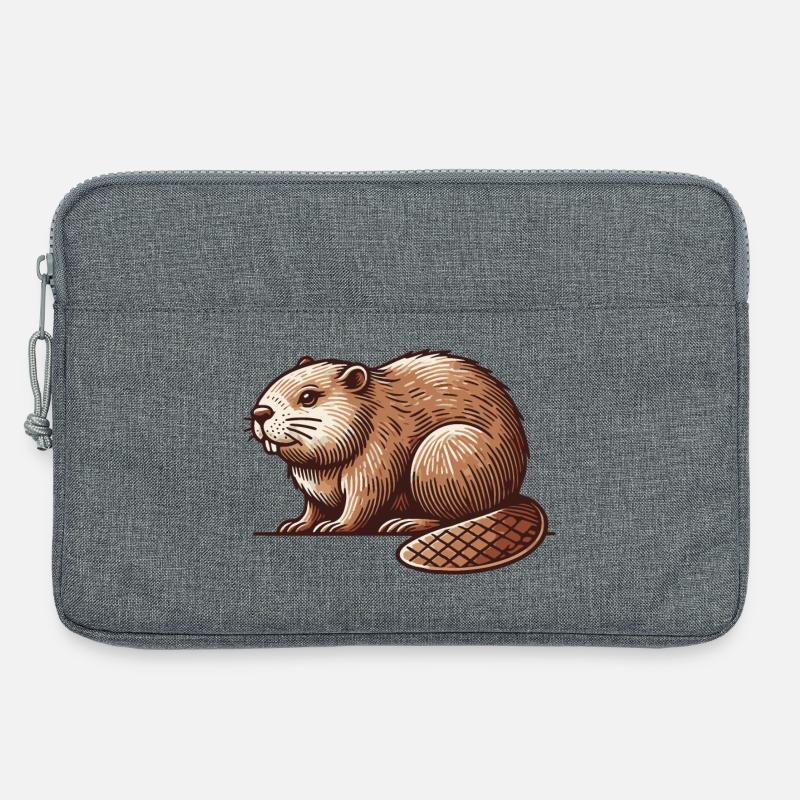 Biber - Laptoptasche 13" - Grau meliert