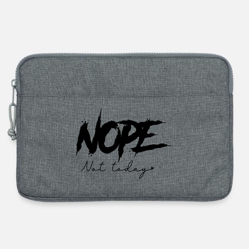 Nope - Not Today - Laptoptasche 13" - Grau meliert