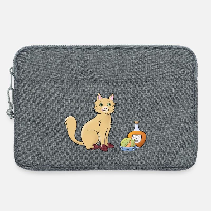 Chat-rentais - Laptoptasche 13" - Grau meliert