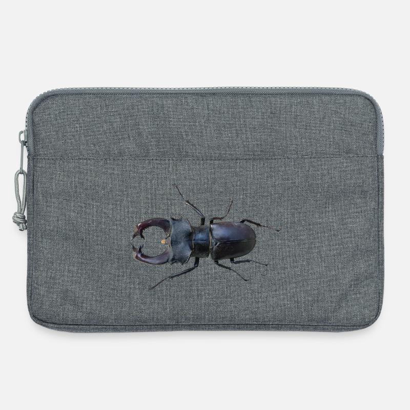Hirschkäfer  - Laptoptasche 13" - Grau meliert