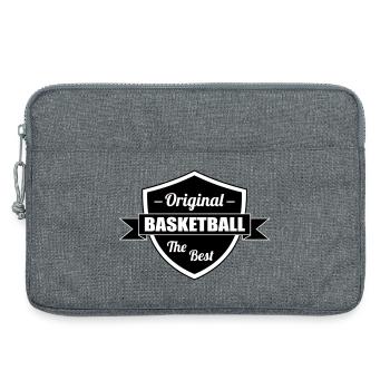 Basket Ball / Basketball / Basktet-Ball / Sport - Sacoche pour ordinateur portable 13 pouces - gris chiné - Devant