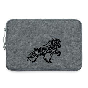Mandala Tölter - Laptop bag 13" - heather grey - Front