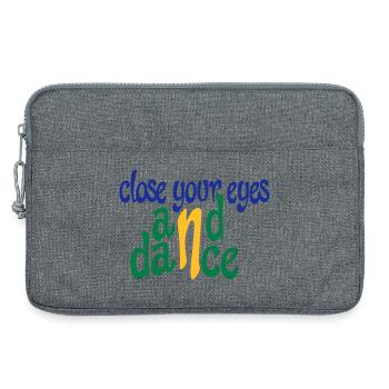 Funny gifts for dancers - Laptop bag 13" - heather grey - Front