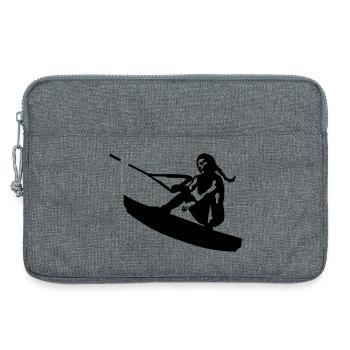 wakeboard - Sacoche pour ordinateur portable 13 pouces - gris chiné - Devant