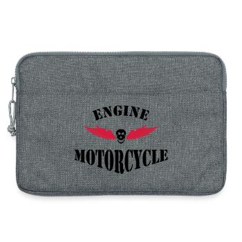 biker - Sacoche pour ordinateur portable 13 pouces - gris chiné - Devant