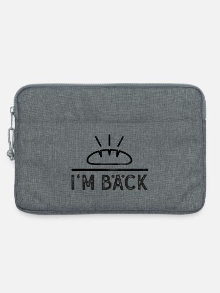I'm bäck - Bäcker (2s) - Laptoptasche 13" - Grau meliert
