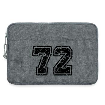 72 erodiert - Laptoptasche 13" - Grau meliert - Vorne