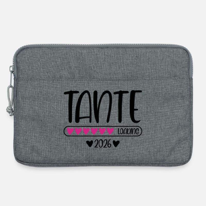 Tante 2026 loading - Laptoptasche 13" - Grau meliert