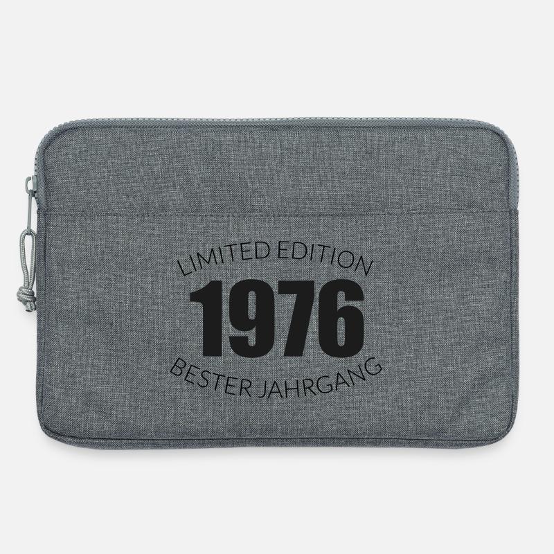 50. Geburtstag - 1976 - Limited Edition - Bester - Laptoptasche 13" - Grau meliert