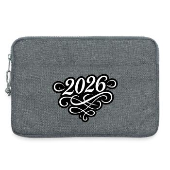 2026 year - Laptop bag 13" - heather grey - Front