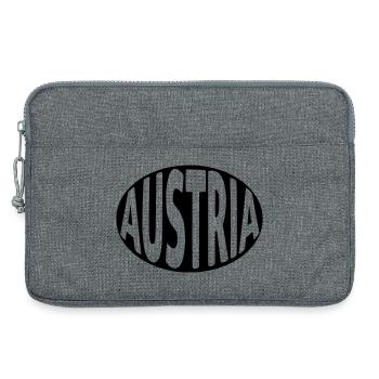 Austria - Österreich Typografie  - Laptoptasche 13" - Grau meliert - Vorne