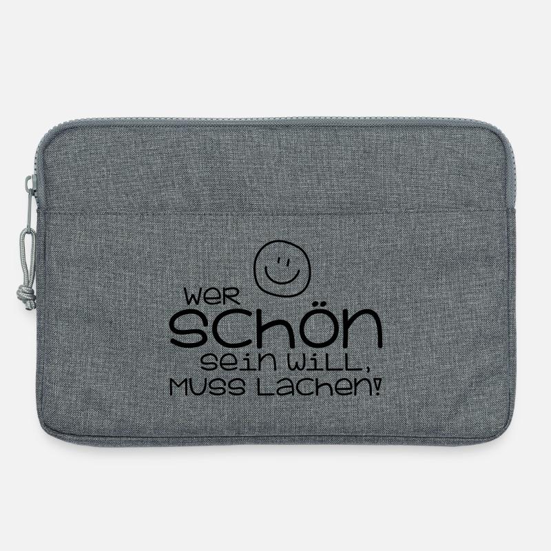 Schön - Laptoptasche 13" - Grau meliert