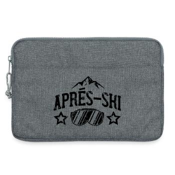 Apres Ski - Laptoptasche 13" - Grau meliert - Vorne
