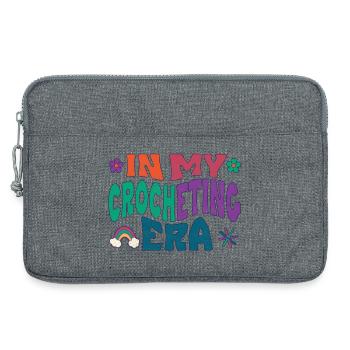 In my Crocheting Era - Laptoptasche 13" - Grau meliert - Vorne