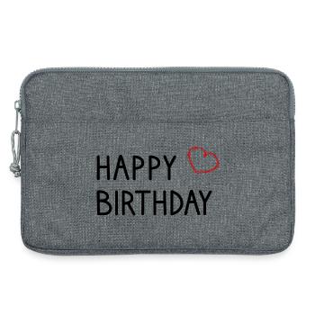 ALLES GUTE ZUM GEBURTSTAG. ALLES GUTE ZUM GEBURTSTAG. JAHRESTAG. - Laptoptasche 13" - Grau meliert - Vorne