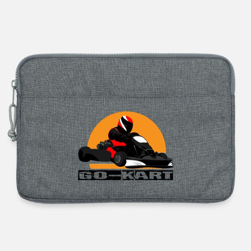 Go Kart - Laptoptasche 13" - Grau meliert