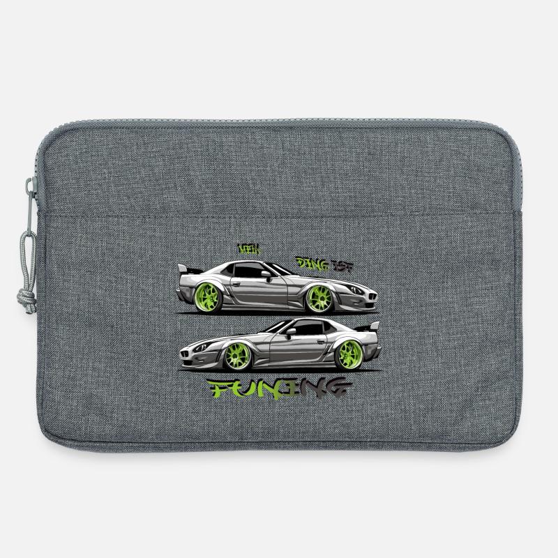 Mein Ding ist Tuning - Laptoptasche 13" - Grau meliert