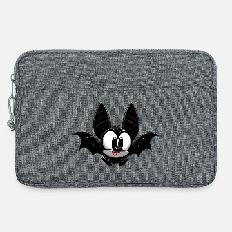 Fledermaus - Laptoptasche 13" - Grau meliert
