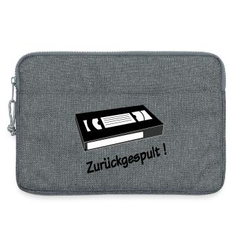 Zurueckgespult - Laptoptasche 13" - Grau meliert - Vorne