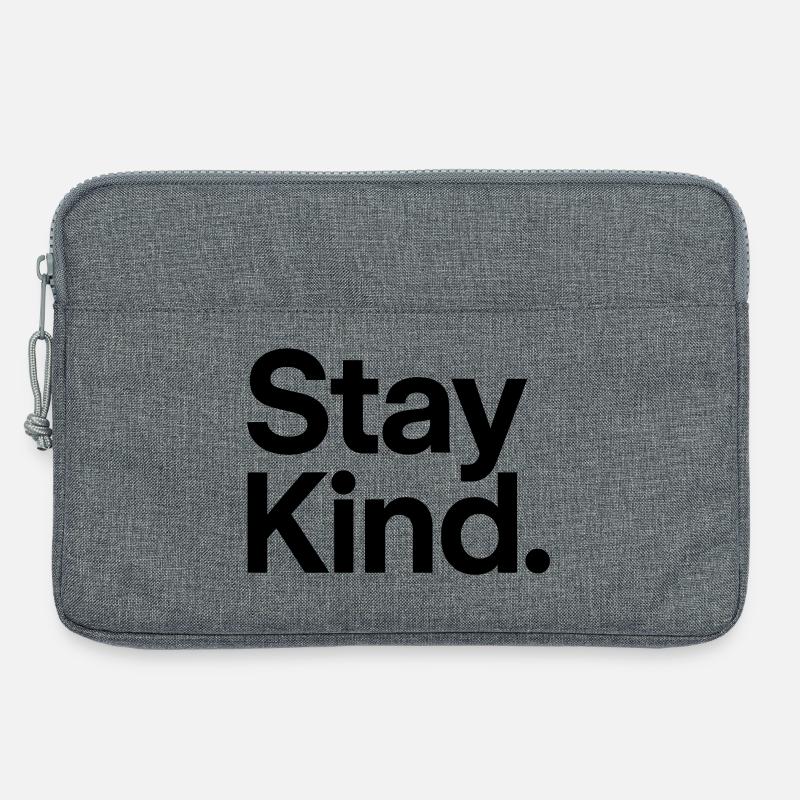 Stay Kind - Laptoptasche 13" - Grau meliert