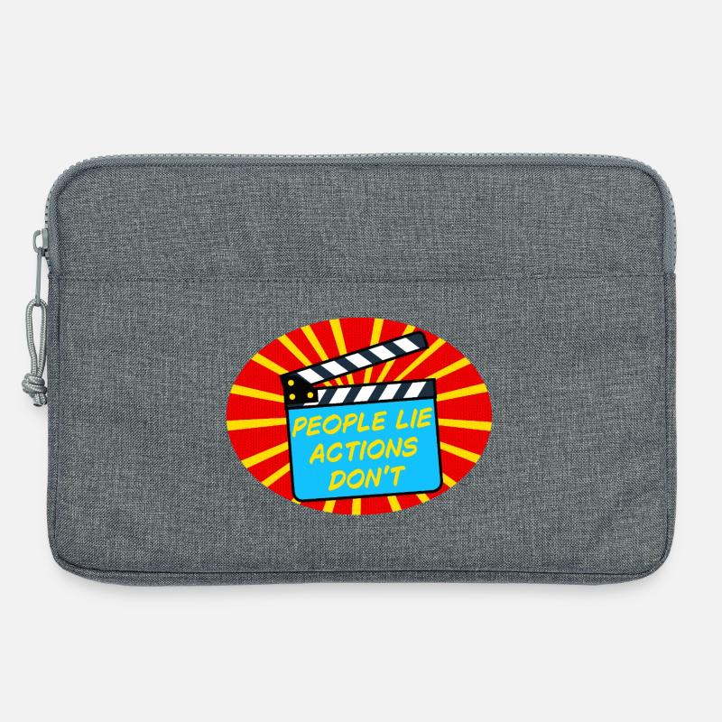 Menschen & Handlungen - Laptoptasche 13" - Grau meliert